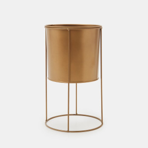 Sinsay - Osłonka doniczki - Złoty - uniseks - 1878J-GLD