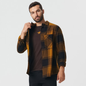 Sinsay - Camicia comfort fit - Giallo - Da uomo - 1879O-18X