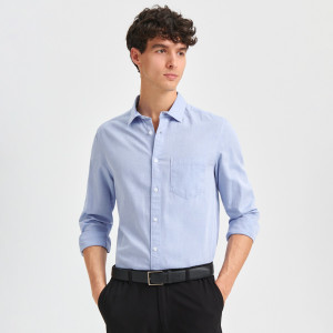 Sinsay - Hemd im Regular-Fit - Blau - herren - 1891O-50X