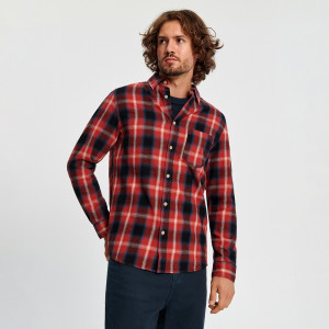 Sinsay - Hemd Regular Fit - Rot - herren - 1902O-29X