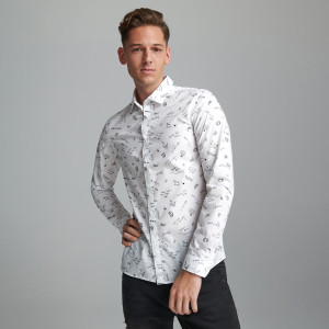 Sinsay - Hemd im Slim-Fit - Weiß - herren - 1918O-00X