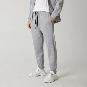 Sinsay - Spodnie jogger - Jasny szary - męski - 1956O-09M