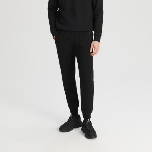 Sinsay - Spodnie dresowe jogger - Czarny - męski - 1957O-99X