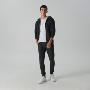 Sinsay - Spodnie dresowe jogger - Szary - męski - 1958O-90M