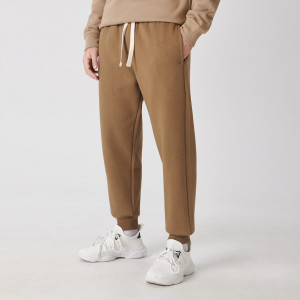 Sinsay - Spodnie dresowe jogger - Beżowy - męski - 1959O-80X