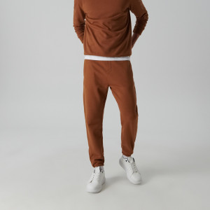 Sinsay - Spodnie dresowe jogger - Pomarańczowy - męski - 1969O-28X