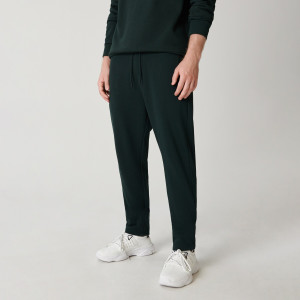 Sinsay - Spodnie dresowe jogger - Zielony - męski - 1969O-72X