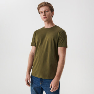 Sinsay - Camiseta - Verde - Hombres - 1985O-81X