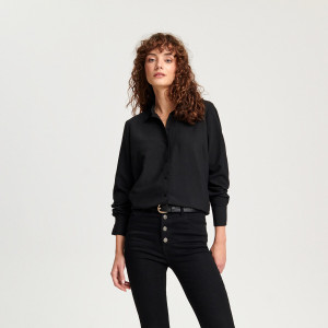 Sinsay - Camicia - Nero - Da donna - 1988X-99X