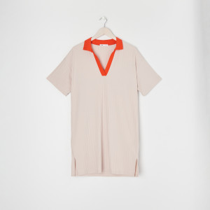 Sinsay - Sukienka mini z kołnierzykiem -  - damski - 2080Q-08X