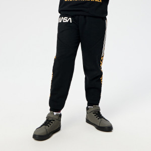 Sinsay - Sweathose NASA - Schwarz - Jungs - 2123M-99X