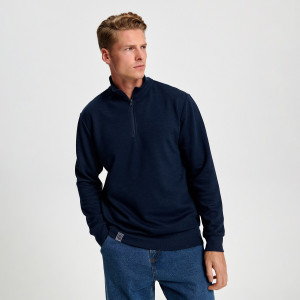 Sinsay - Felpa - Blu - Da uomo - 2318O-55X