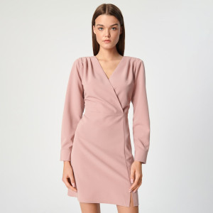 Sinsay - Sukienka mini - Różowy - damski - 2543X-39X