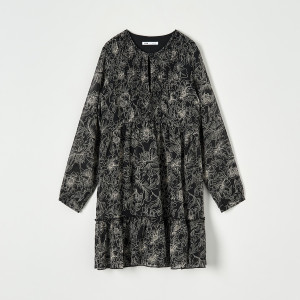 Sinsay - Sukienka mini w kwiaty - Wielobarwny - damski - 2555X-MLC