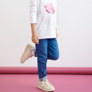 Sinsay - Jeansy skinny - Niebieski - dziewczynka - 2585O-55J