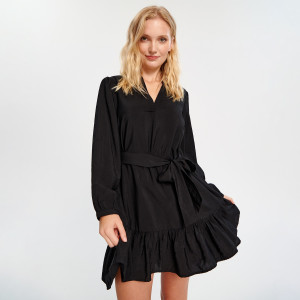 Sinsay - Sukienka mini - Czarny - damski - 2597X-99X