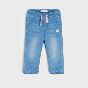 Sinsay - Jeansy z ociepleniem - Niebieski - dziewczynka - 2607O-50J