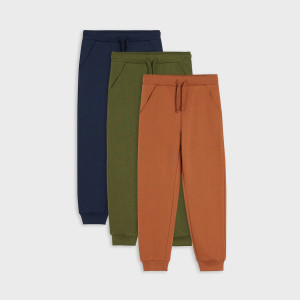 Sinsay - Spodnie dresowe jogger 3 pack - Granatowy - chłopiec - 2714X-59X