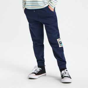 Sinsay - Spodnie dresowe jogger - Granatowy - chłopiec - 2718X-59X
