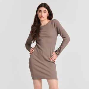 Sinsay - Sukienka mini - Brązowy - damski - 2774X-84X