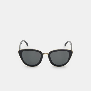 Sinsay - Okulary przeciwsłoneczne - Czarny - damski - 2859M-99X