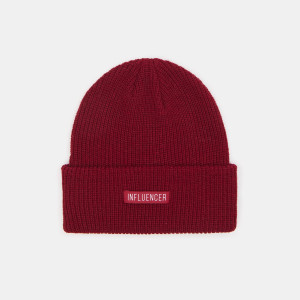 Sinsay - Czapka beanie - Bordowy - damski - 2890G-83X