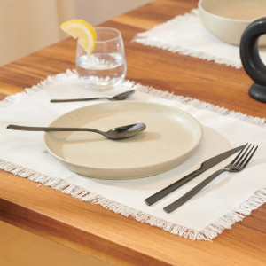 Sinsay - Zestaw sztućców 4 pack - Czarny - uniseks - 2958U-99X