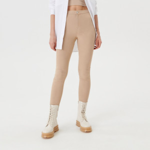 Sinsay - High waist skinny jegging - Bézs - Női - 2959B-08J