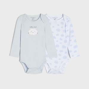 Sinsay - Body 2 pack - Fioletowy - chłopiec - 2981J-04X