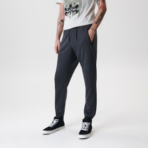 Sinsay - Spodnie dresowe jogger - Szary - męski - 2998F-90M