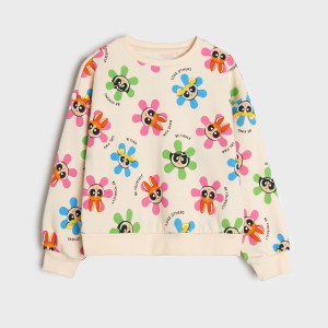Sinsay - Bluza Atomówki - Beżowy - dziewczynka - 3040J-08X