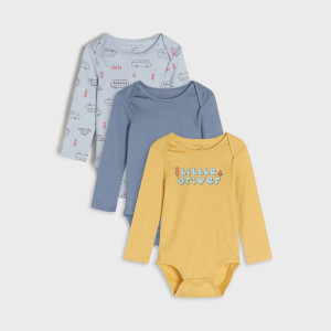 Sinsay - Body 3 pack - Granatowy - chłopiec - 3113J-58X