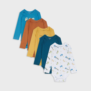 Sinsay - Body 5 pack - Biały - chłopiec - 3126J-00X