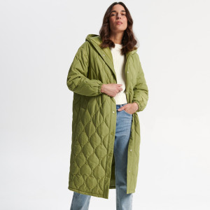 Sinsay - Παλτό oversize - Πρασινο - Γυναικείο - 3162F-81X