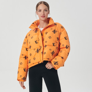 Sinsay - Kurtka ze ściągaczami - Wielobarwny - damski - 3258B-MLC