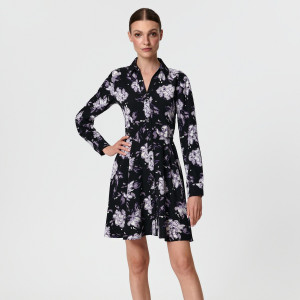 Sinsay - Sukienka mini w kwiaty - Wielobarwny - damski - 3258X-MLC