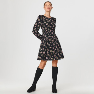 Sinsay - Sukienka mini w kwiaty - Wielobarwny - damski - 3260X-MLC