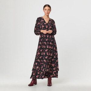 Sinsay - Sukienka maxi w kwiaty - Wielobarwny - damski - 3262X-MLC