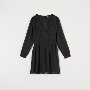 Sinsay - Sukienka mini - Czarny - damski - 3286X-99X