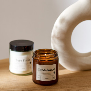 Sinsay - Sviečka s vôňou Sandalwood - Hnědá - Unisex - 3290Q-88X