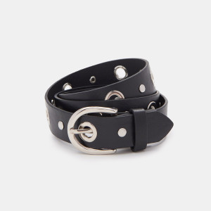 Sinsay - Pasek - Czarny - damski - 3296O-99X