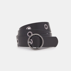 Sinsay - Pasek - Czarny - damski - 3297O-99X