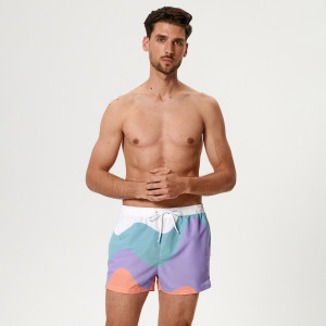 Sinsay - Szorty kąpielowe - Turkusowy - męski - 3336U-06X