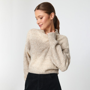 Sinsay - Sweter oversize ze wzorem - Wielobarwny - damski - 3382X-MLC