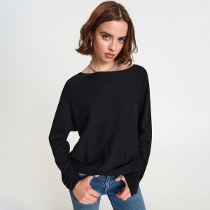 Sinsay - Jersey - Negro - Mujeres - 3399X-99X