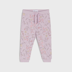 Sinsay - Spodnie dresowe jogger - Fioletowy - dziewczynka - 3571M-04X