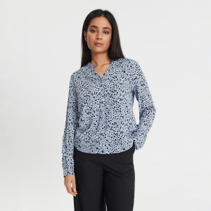 Sinsay - Gemusterte Hemdbluse - Bunt - damen - 3632Z-MLC