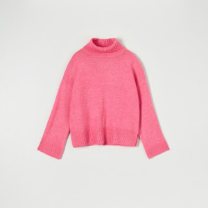 Sinsay - Rollkragenpullover - Rosa - damen - 3734X-43X