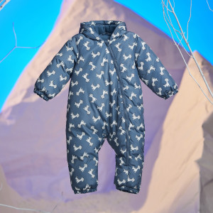 Sinsay - Kombinezon ocieplany - Granatowy - chłopiec - 3771J-58X