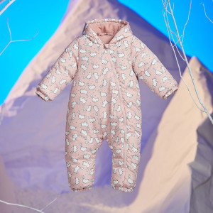 Sinsay - Kombinezon ocieplany - Różowy - dziewczynka - 3794J-39X